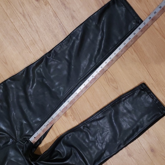 Abercrombie Pleather Skinny High Rise Size 12 31 - Picture 7 of 7
